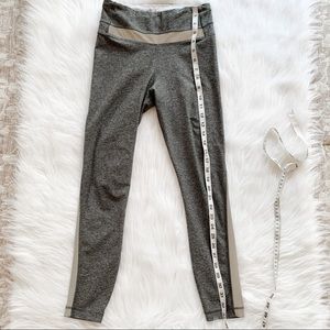 LULULEMON Gray Leggings Reflective Size 4